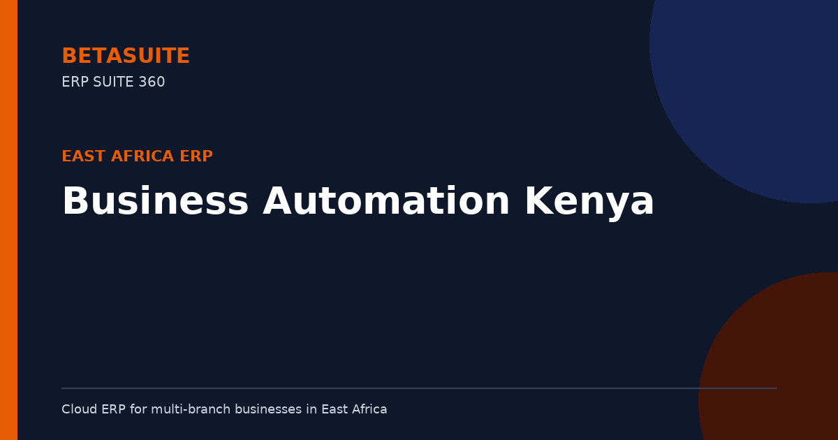 Business Automation Kenya