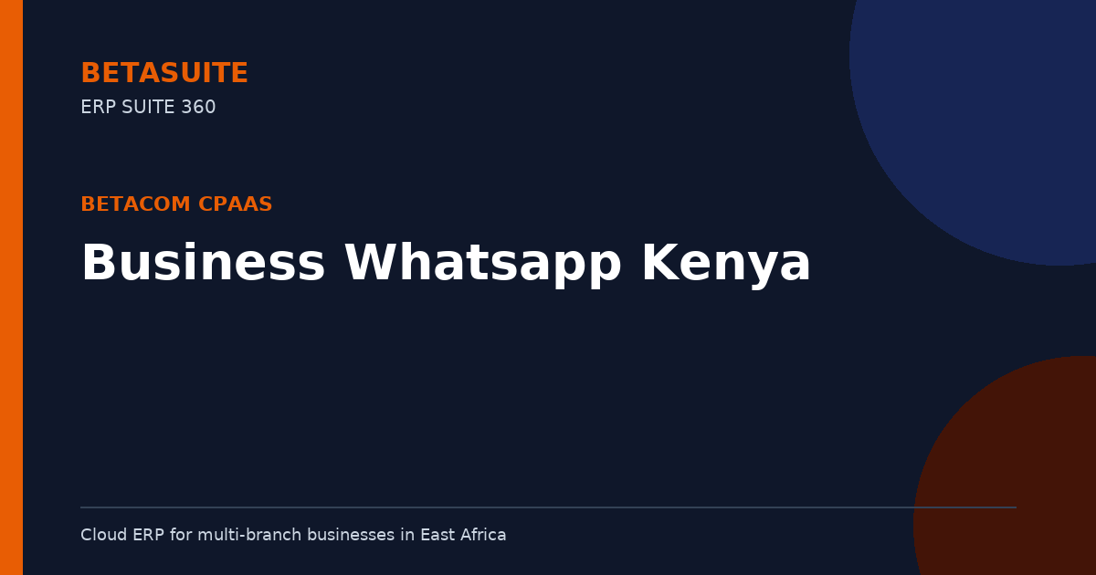 Business Whatsapp Kenya
