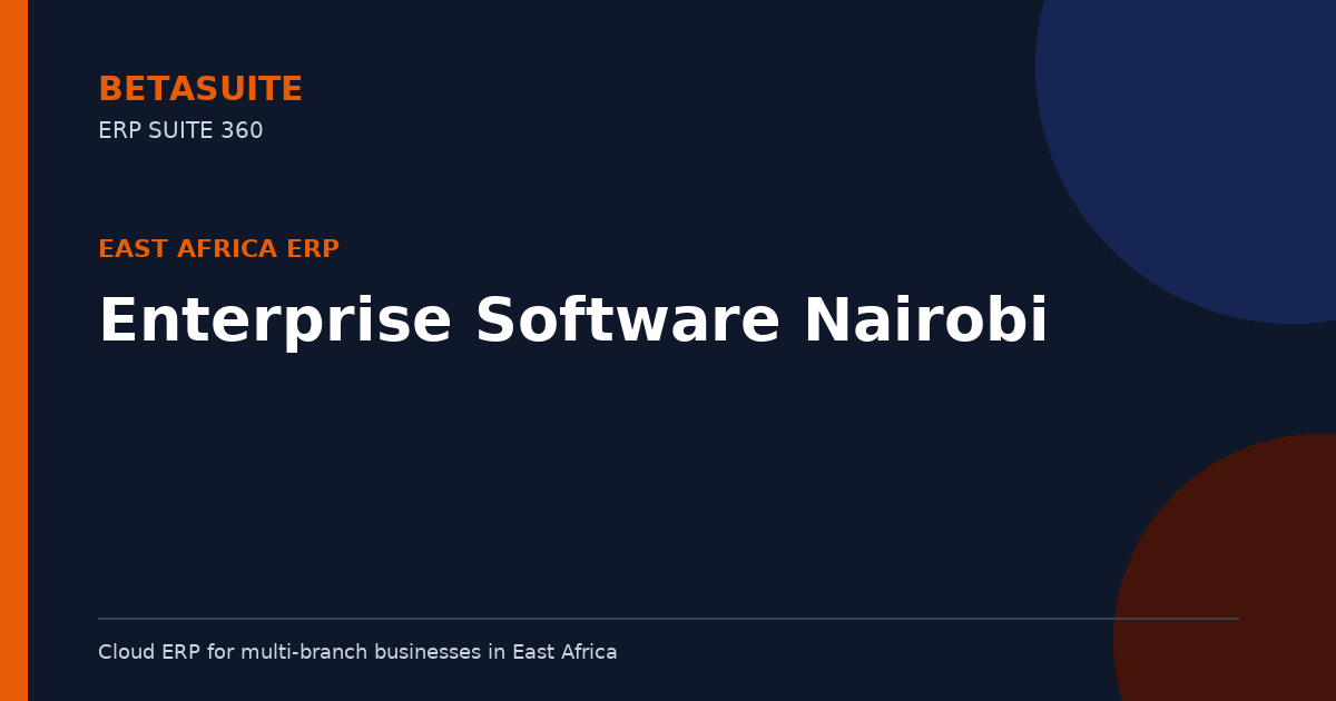 Enterprise Software Nairobi