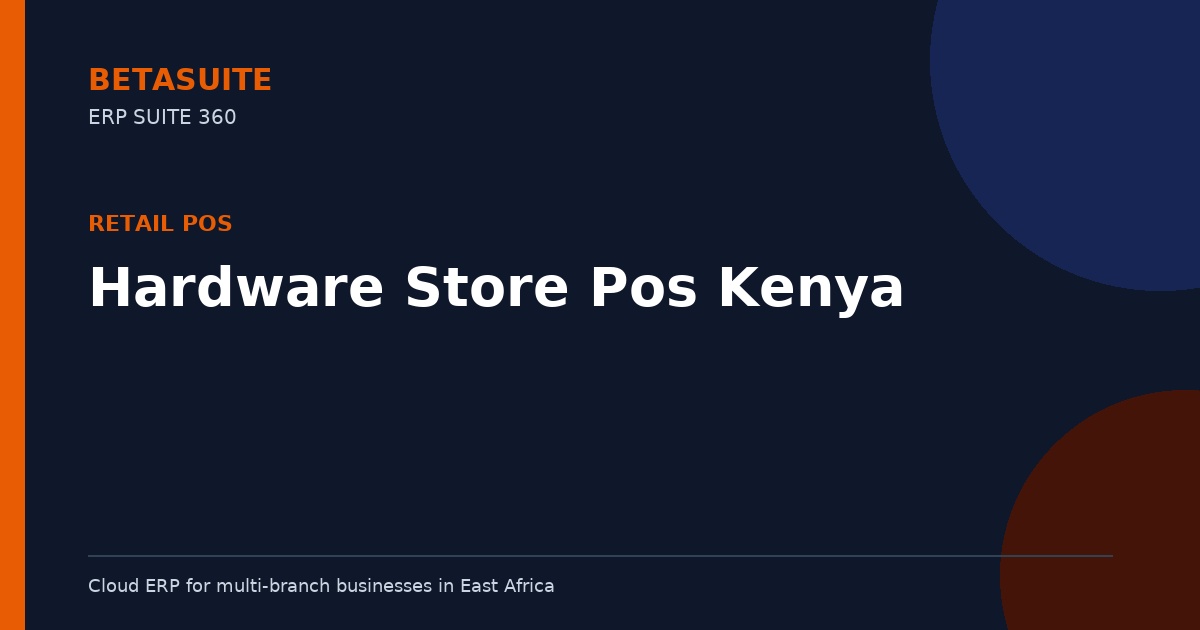 Hardware Store Pos Kenya