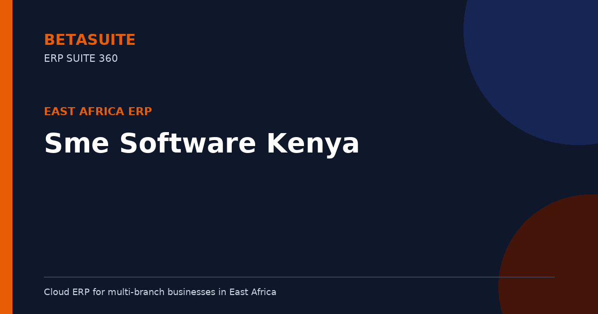 Sme Software Kenya