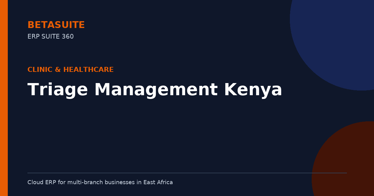 Triage Management Kenya