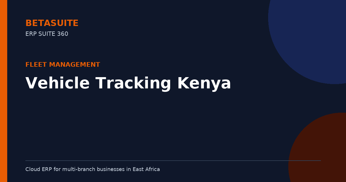 Vehicle Tracking Kenya